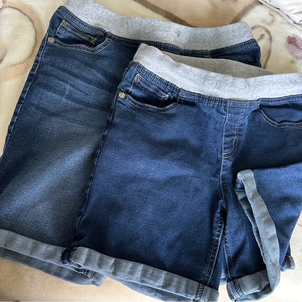 Justice Jean Shorts SZ 12 PLUS